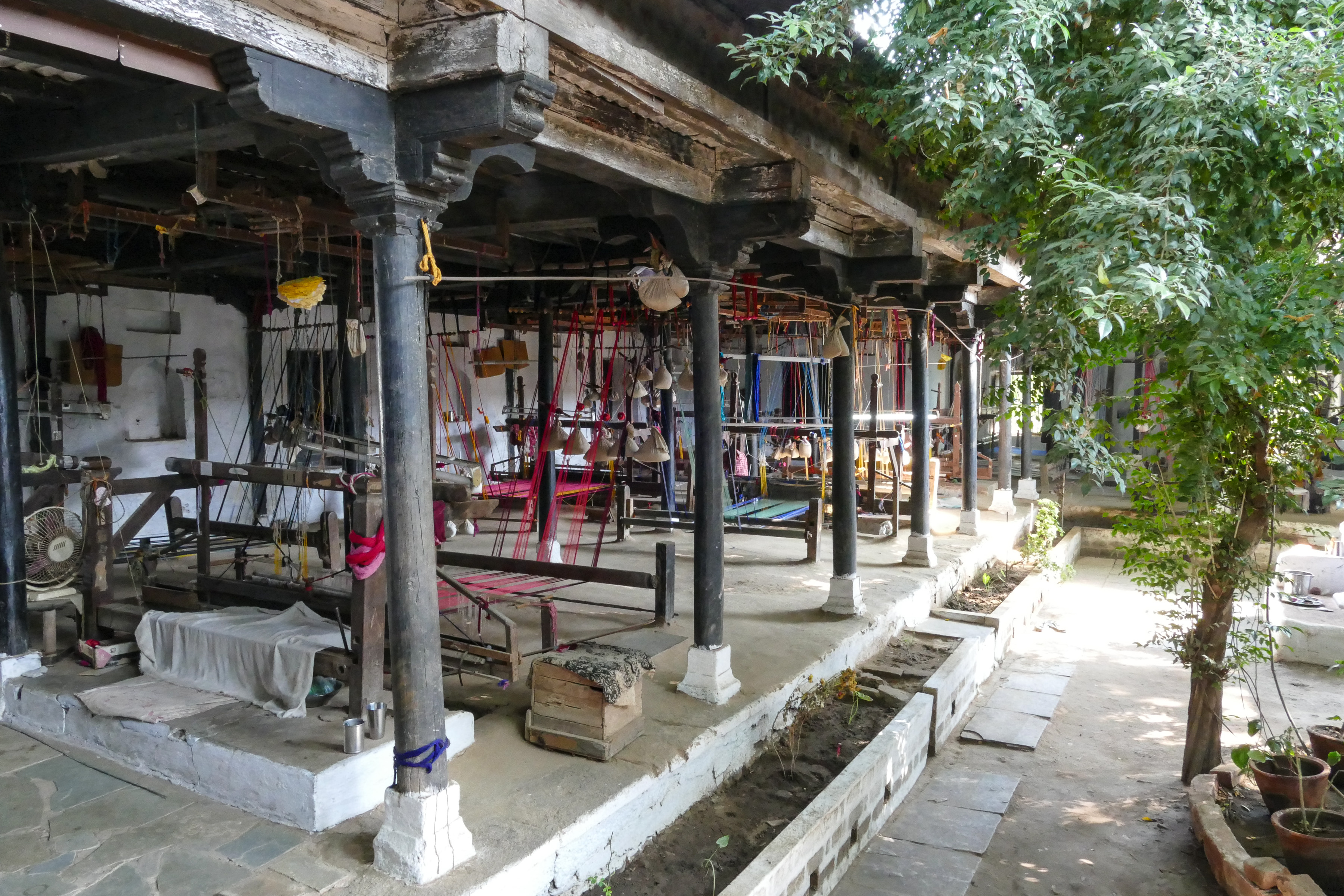 Arbeitsplätze der Weber